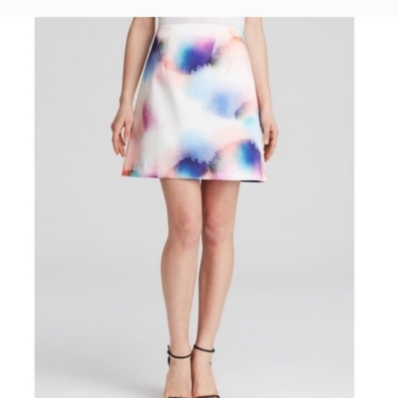 NWOT Y2K Retro French Connection Pastel Skirt Size 2 - Picture 1 of 4